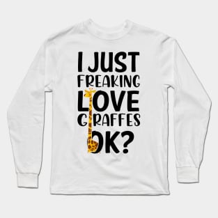 Love Giraffes Long Sleeve T-Shirt